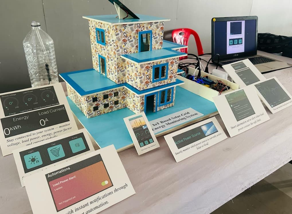 IoT Based Solar and Grid Energy Monitoring System
